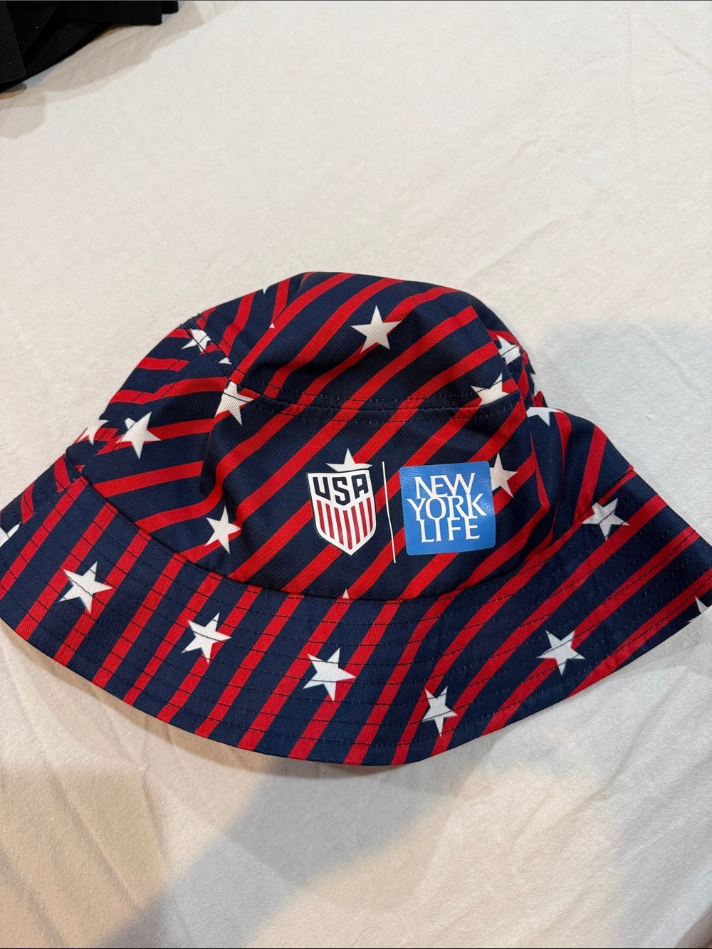 USA New York Life Navy & Red Star Bucket Hat